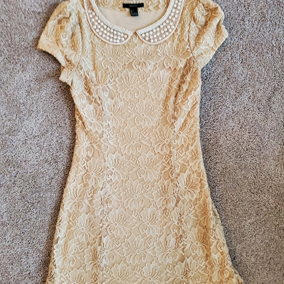 Peach Lacy Forever21 Dress - Picture 1 of 3